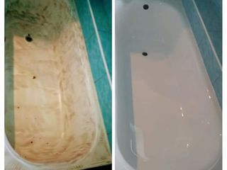 Реставрацыя  металических и чюгуных ванн   restaurare cazilor de baie foto 7