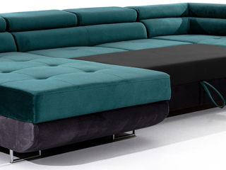 Canapea de colț elegantă și confortabilă foto 3