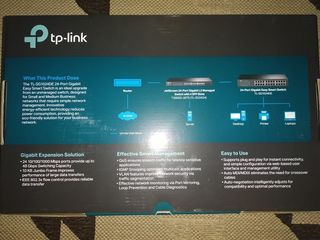 Коммутатор TP-LINK TL-SG1024DE гигабитный foto 2