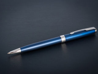 Престижная  шариковая ручка parker sonnet core blue ct, в varo-print на в. александри, 72! foto 2