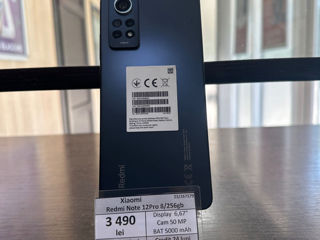 Xiaomi redmi note 12 pro 256gb 3490 lei
