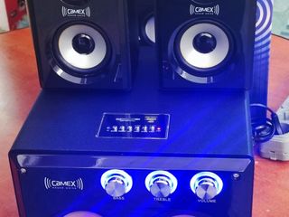 Новые акустические системы 2.1 (есть FM-tuner, USB-port)/ Sisteme acustice noi 2.1 foto 3