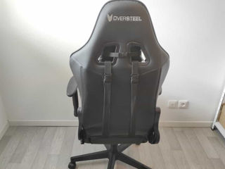 Fotoliu gaming nou din piele foto 4