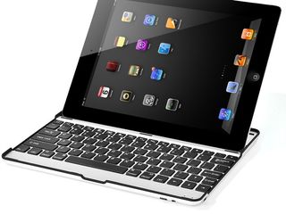 Клавиатура-кейс блютуз для iPad- 299 Lei! (Bluetooth aluminium keyboard for iPad) foto 1