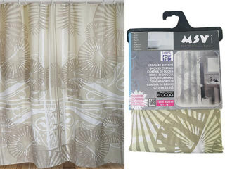 Perdea Pentru Dus 180X200Cm Msv Sunshade Bej, Poliester