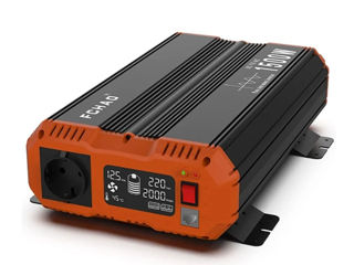 Преобразователь напряжения, (invertor) c чистым синусом 12V-230V 1500W (3000W)