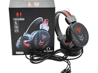 Наушники игровые проводные Headphones A1 foto 1