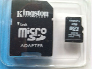 Card memorie + adapter Kingston / Карта памяти + aдаптер Kingston