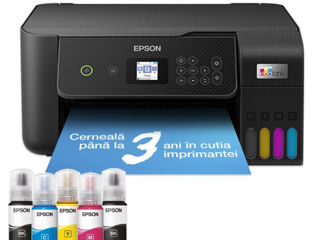 Multifunctional Inkjet color Epson L3260 EcoTank CISS, A4, Wireless, Negru