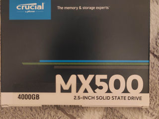 Продаю новые Ssd Crucial Mx500 - 4tb. Торг уместен!