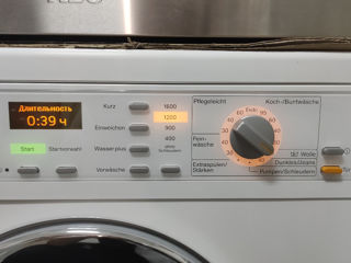 Miele la 7 kg cu 3 amortizoare, în stare bună, complet deservită! foto 5