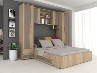 Set mobilă stilată în dormitor foto 1