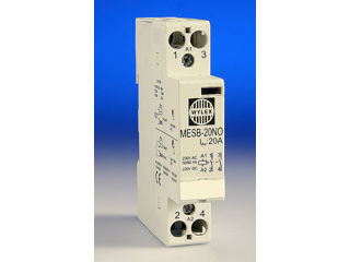 Contactor modular 2 poli 20 A contactor,1 modul (Marea Britanie)