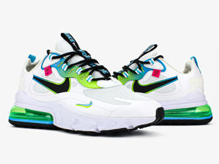 Nike Air Max 270 React White/Green фото 4