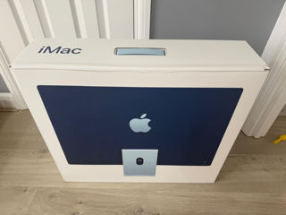 iMac (M4, 2024) 24 inch with Retina 4.5K display, 8-core CPU and 10-core GPU, 512GB SSD - Blue