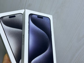 Iphone 15 Pro Max Blue / White Garantie 12luni + Cadou