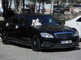 Mercedes-benz S 2014 AMG, chirie auto nunta, kortej, авто для свадьбы foto 4