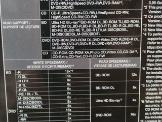 Внешний Blu-ray Ultra HD записывающий привод Pioneer BDR-X13U-S. foto 4