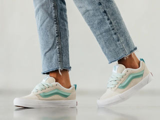 Vans KNU Skool White/Turquoise Women's foto 5