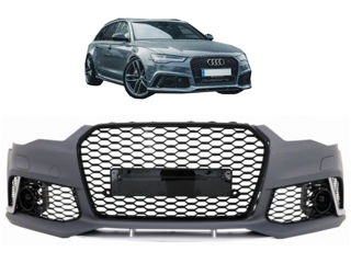 Bara fata compatibil cu audi a6 4g rs6 design facelift (2015-2018) cu grile