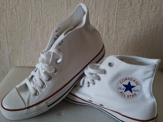 Кеды новые Converse All Star белые высокие  foto 4