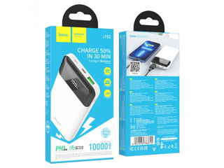 Power Bank Hoco J102 PD20W+QC3.0 10.000mAh alb foto 2