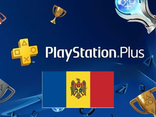 Дарим подписки PS Plus подписка в Молдове на  PS5/4 Покупка игр. Регистрация аккаунта PSN