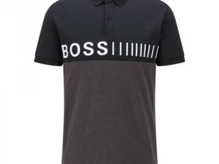 Hugo boss хлопковая рубашка-поло foto 3