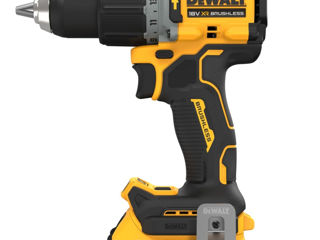 Masina de gaurit-insurubat cu percutie pe acumulator/Дрель-шуруповёрт ударная DeWALT DCD805E1T foto 2