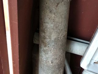 Труба азбестовая 1метр / tava asbest 1 metru foto 1