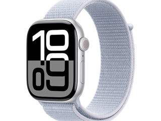 Apple Watch 10 46mm Silver Sport Loop - всего 7999 леев!