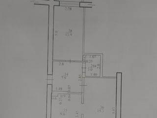 Apartament cu 2 camere, 54 m², Centru, Dubăsari foto 10