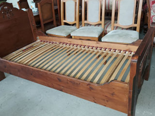 Paturi si dormitoare din Germania calitate lemn stejar, le vopsim la comandă foto 6
