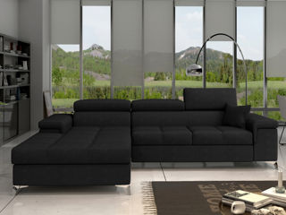 Canapea de colț elegantă și confortabilă la preț avantajos 125x210