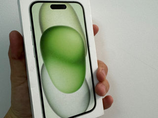 Iphone 15 128gb  Green  Sigilat  Original  Garantie Apple  Neverlock  Orice Sim foto 1