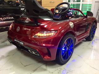 Mercedes Benz SLS с регулирующимся креслом, светящимися колесамии, электроуселителем руля foto 3