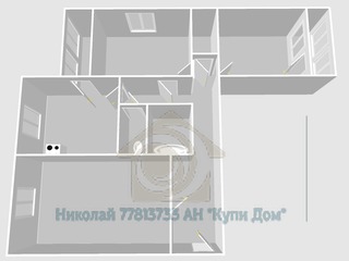 3 комнатная квартира в г. Тирасполь.  Балка. 70 м.кв. foto 5