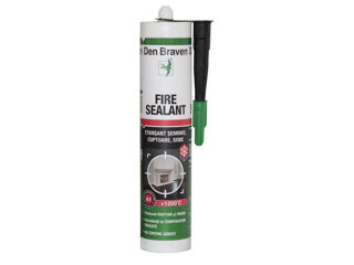 Etansant Den Braven Fire Sealant, Negru, Rezistent La Temperatura,1200 Grade, 280 Ml foto 1