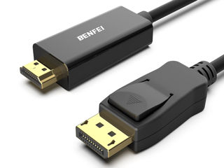 Кабель BENFEI 4K DisplayPort-HDMI длиной 6 футов foto 1