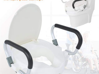 Inaltator WC cu manere si capac Насадка для унитаза с ручками и крышкой foto 3