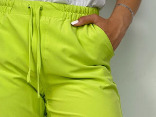 Pantalonii medicali fiber - fistic / медицинские брюки fiber - фисташковый foto 2