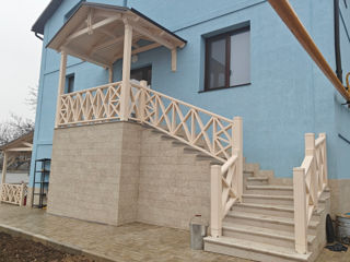 Беседки , uşi, козырьки, мебель, двери,scari, foişoare, balustrade ... foto 2