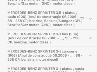 Covorase de podea Mercedes Sprinter/Vw Crafter foto 6