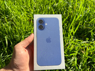 iPhone 16 128gb Ultramarine nou! SIM fizic. Livrare gratuita Chisinau