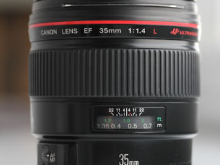 Canon 35mm EF F1.4 L USM Bălți foto 2