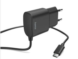 Hama Încărcător USB-C, 12 W, 1 m, negru, nou foto 1