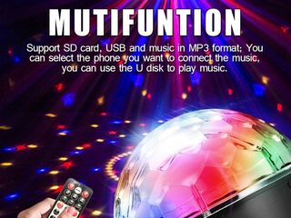 Встроенная колонка Mp3+Bluetooth в диско-шаре foto 10