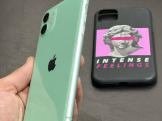 Iphone 11 256gb Green baterie 100% , stare perfecta foto 2