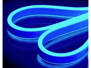 Bandă LED Neon Albastră 5 metri Bandă Flexibilă Neon    Bandă decorativă de neon impermeabilă pentru foto 3