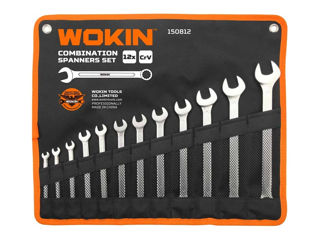 Set de 12 chei de piulite combinate Cr-V Wokin 6-22 mm / Credit 0% / Livrare / Calitate Premium